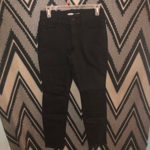 old navy pop icon black skinny jeans